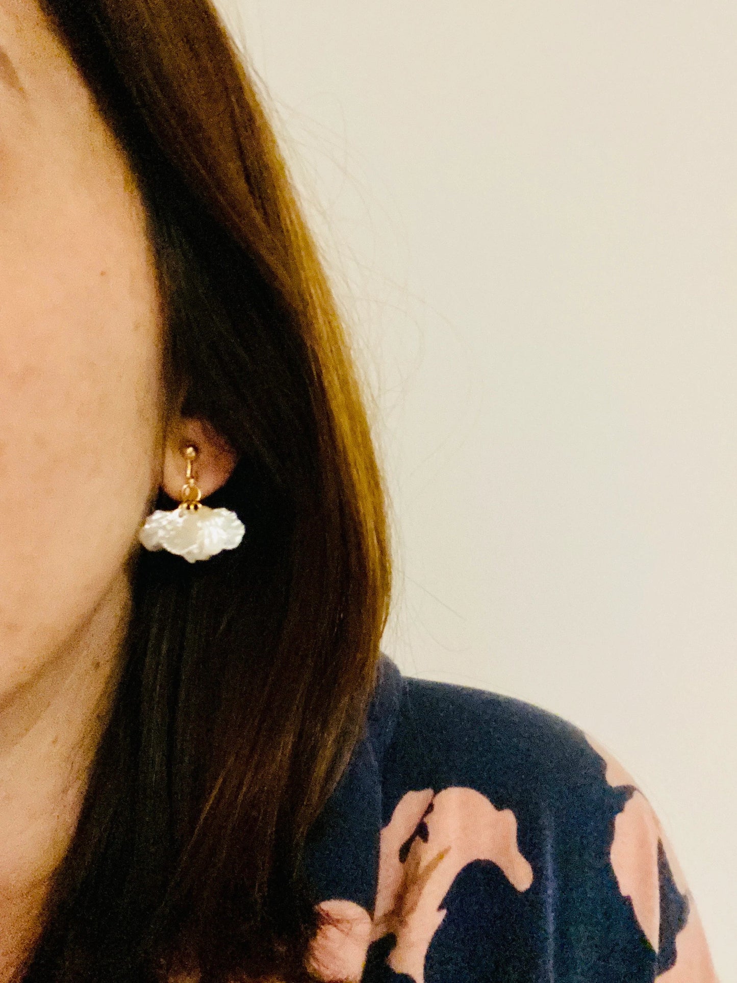 Boucles d'oreilles JADE - Camilmari Bijoux - Version clip pour oreilles non percées