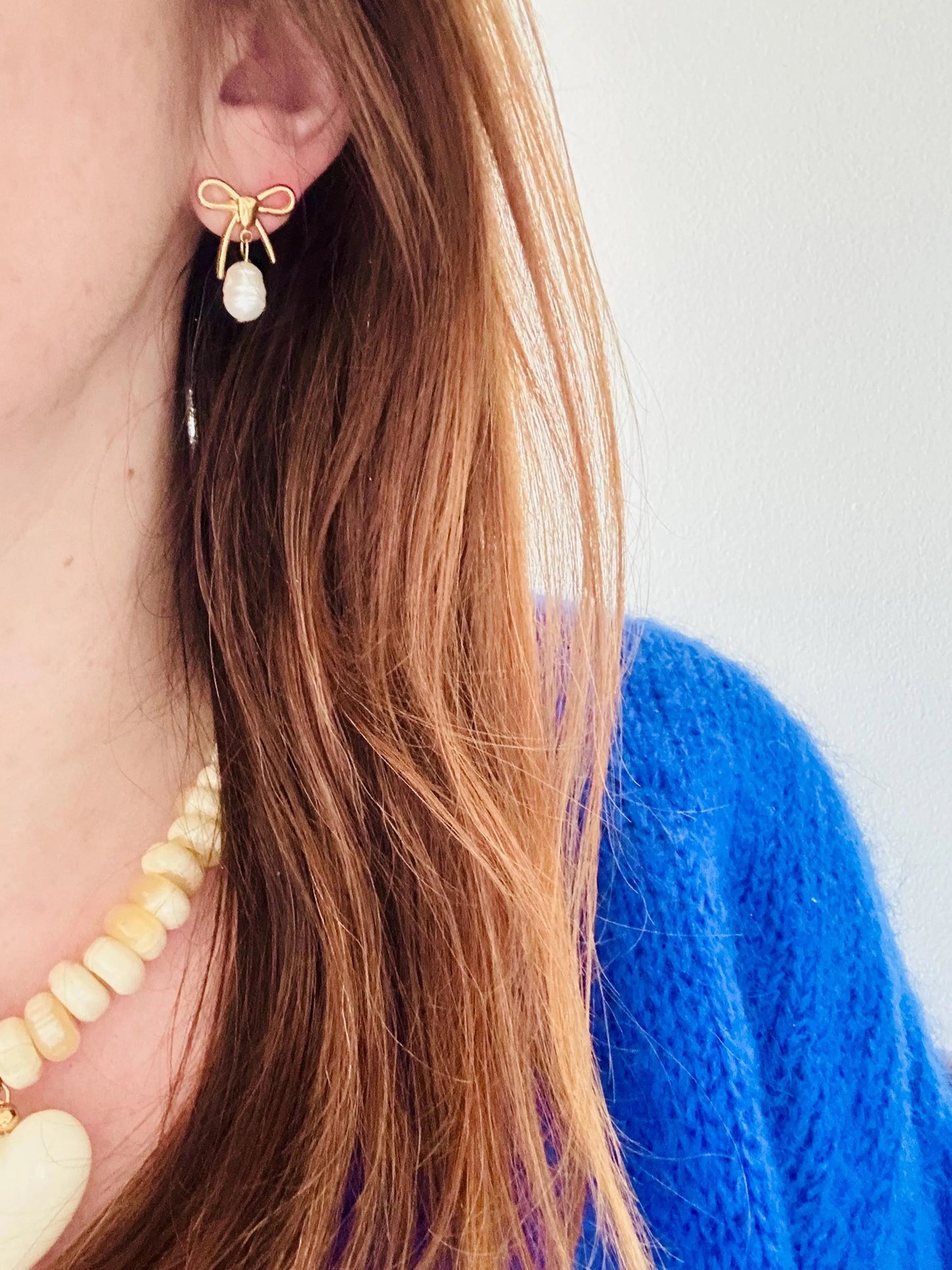 Boucles d’oreilles perles COLETTE – Délicates et intemporelles - Camilmari Bijoux -