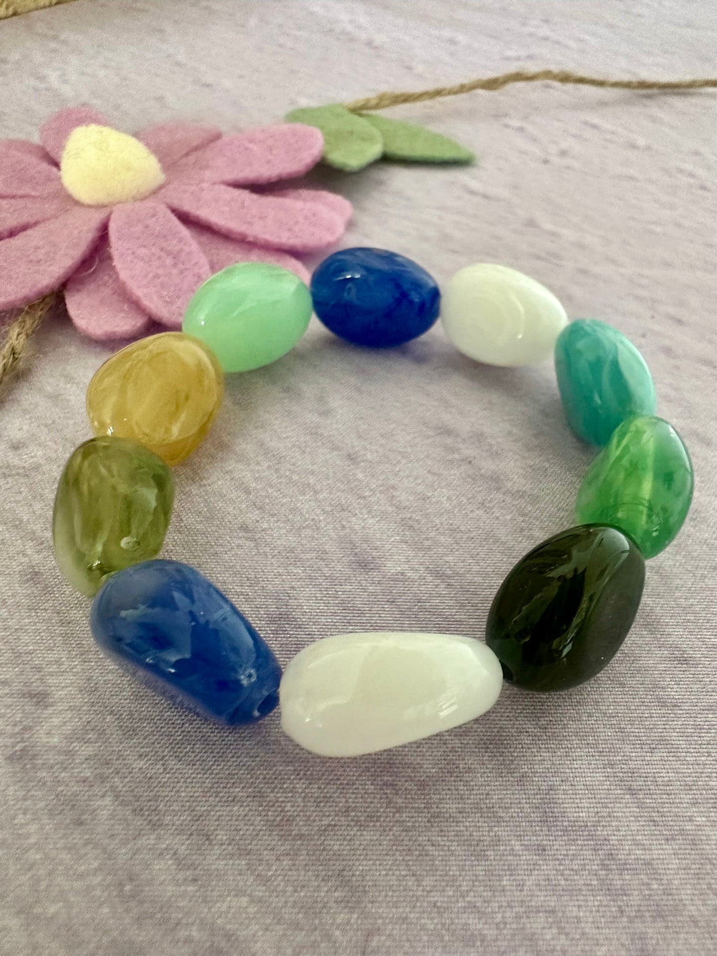 Bracelet multicolore CARLITA - Camilmari Bijoux - 16 cm