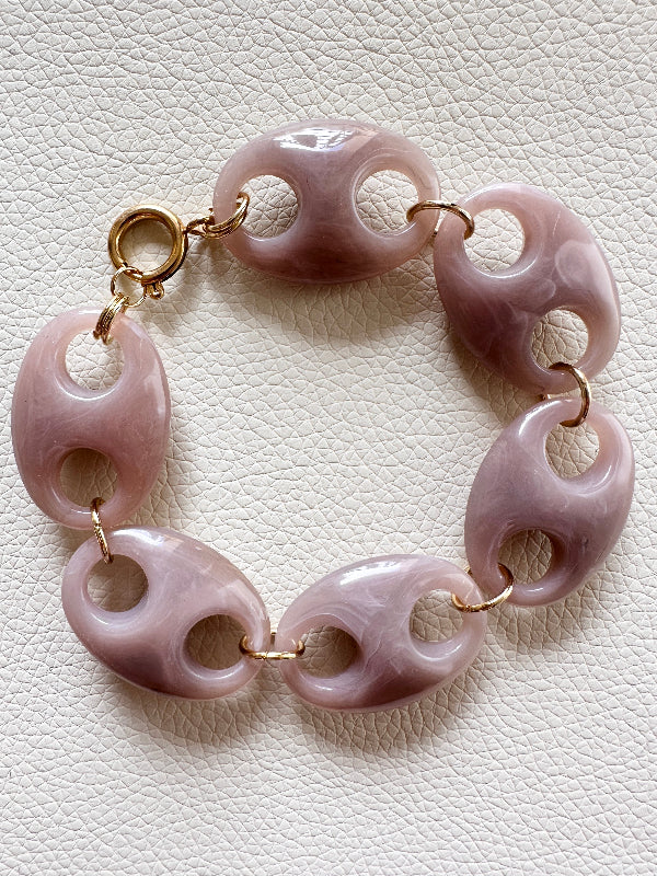 Bracelet FÉLINE – Bracelet à maillons larges fait main-Bracelets-Camilmari Bijoux-Camilmari Bijoux.
