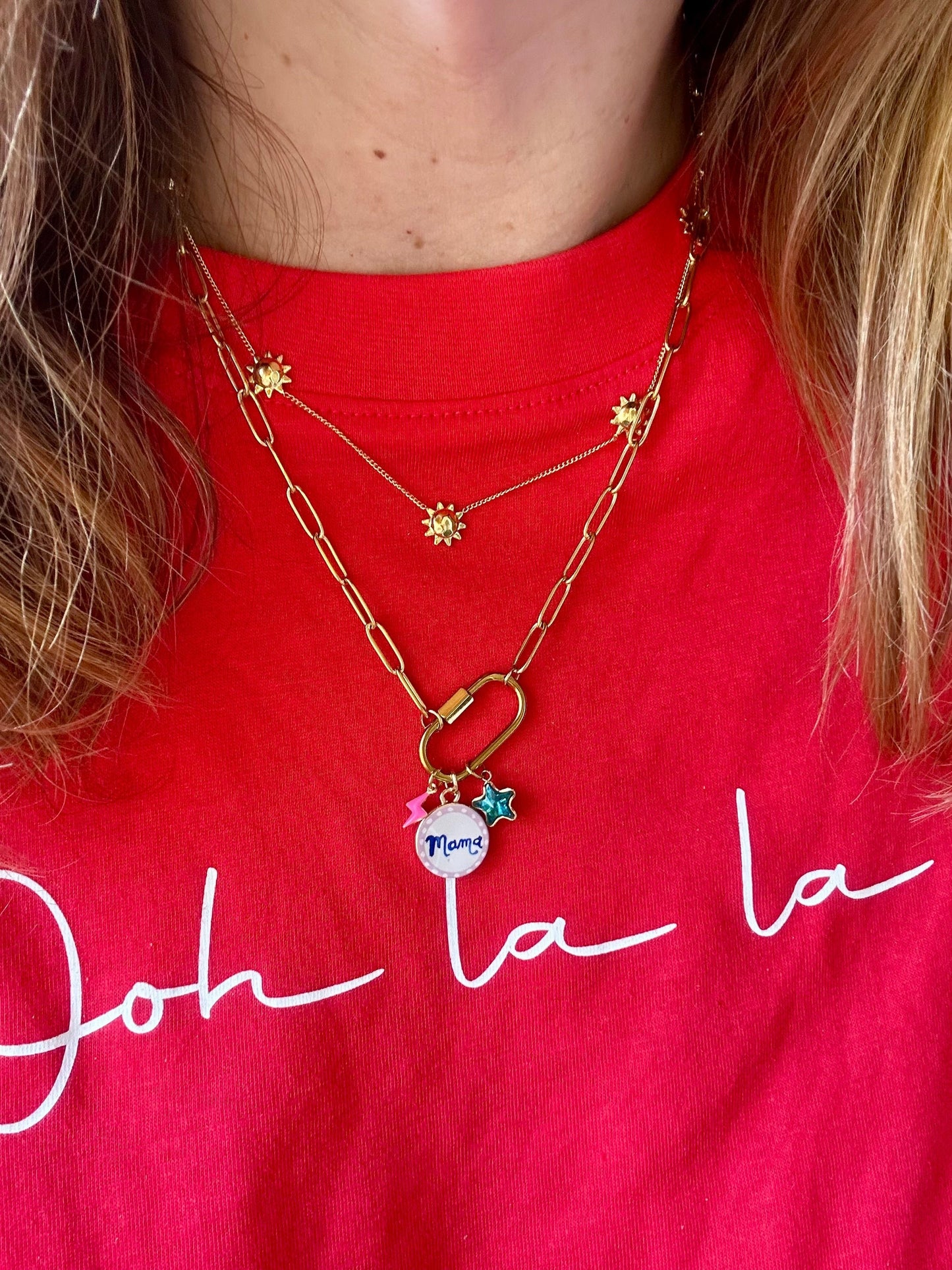 Collier soleil acier inoxydable SOLARA - Camilmari Bijoux -