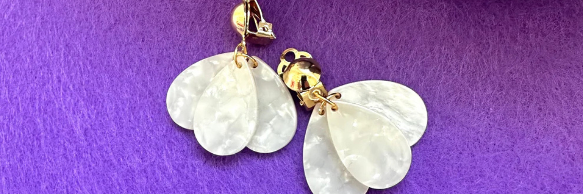 Boucles d'oreilles pour oreilles non percées - Camilmari Bijoux