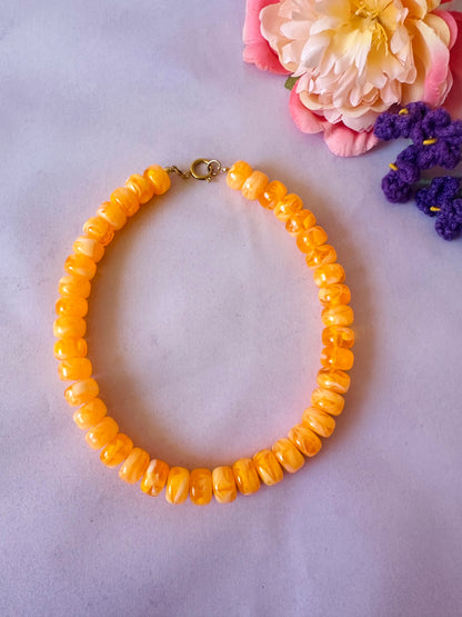 Collier coloré CLAUDIA en acrylique