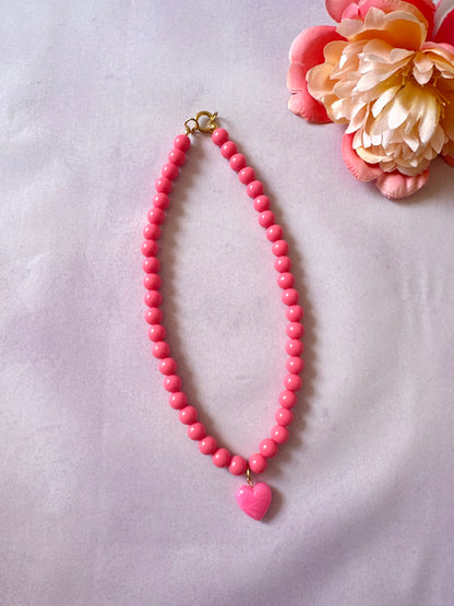 Collier avec un cœur ODETTE