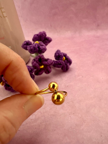 Bague boules SUZANNE - Camilmari Bijoux - 