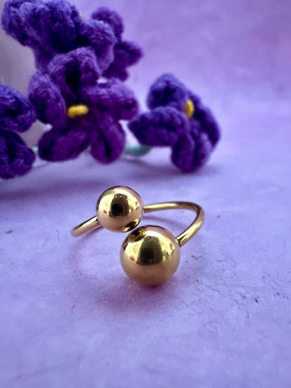 Bague boules SUZANNE - Camilmari Bijoux - 