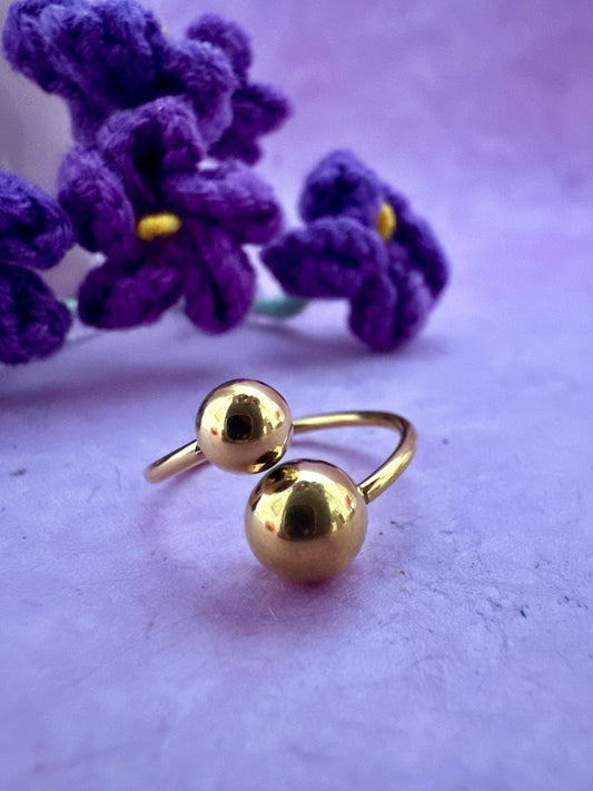 Bague boules SUZANNE - Camilmari Bijoux - 