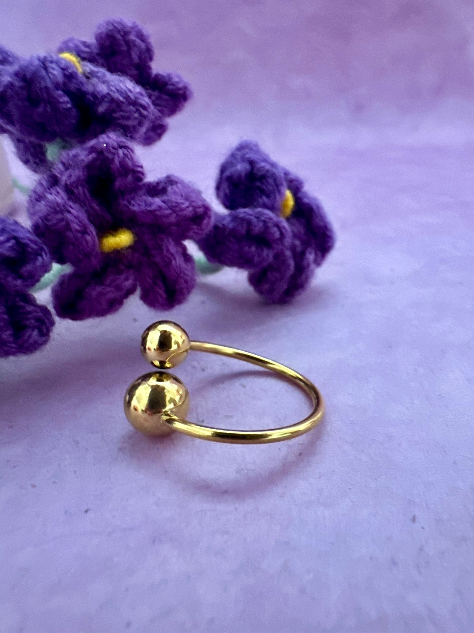 Bague boules SUZANNE - Camilmari Bijoux - 