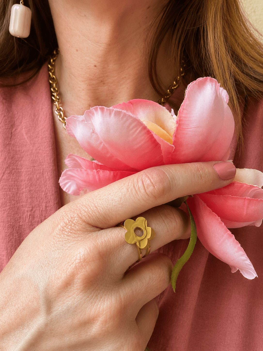 Bague fleur PRIMROSE - Camilmari Bijoux -