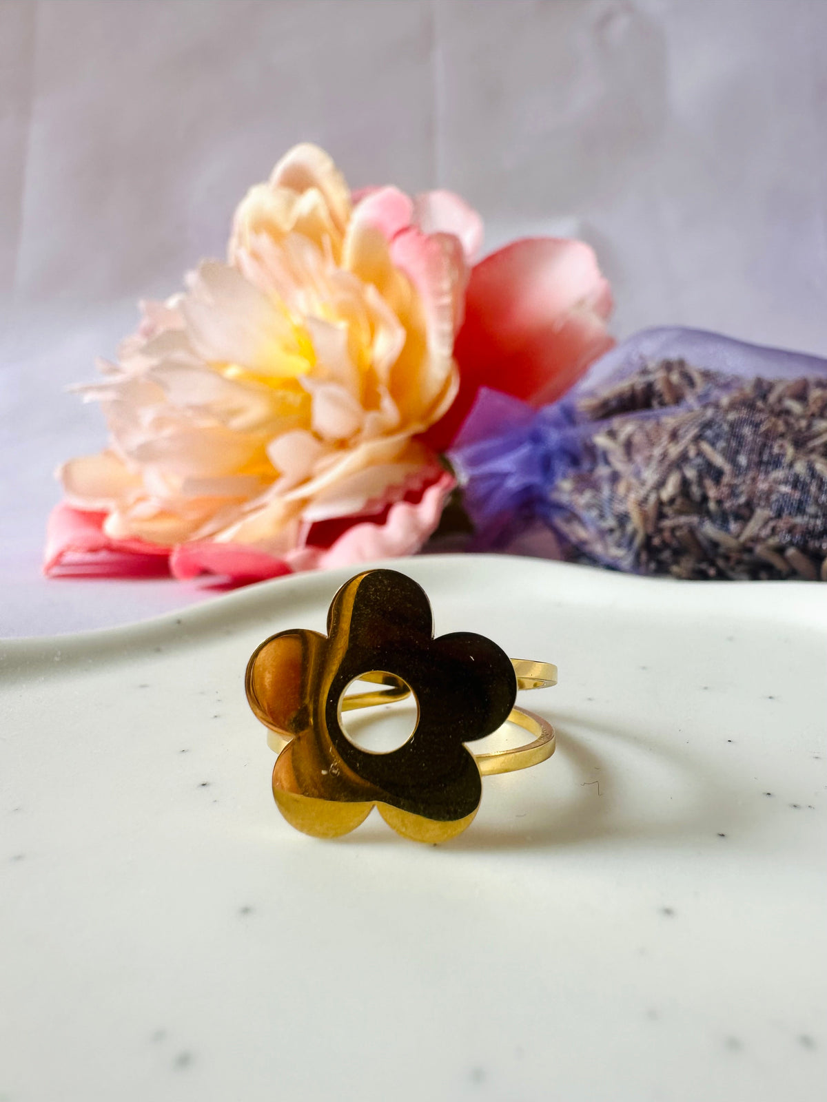 Bague fleur PRIMROSE - Camilmari Bijoux -