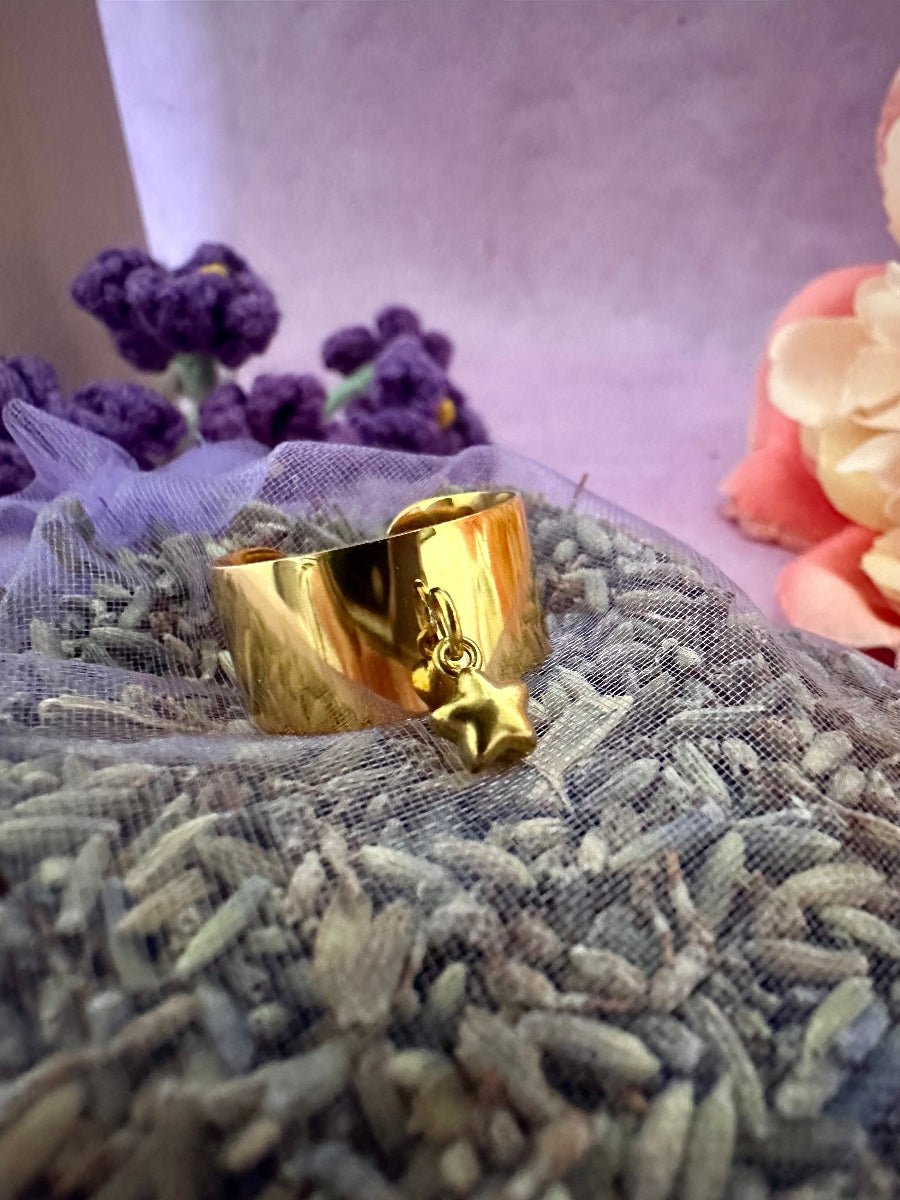 Bague médaillon LIORA - Camilmari Bijoux - Étoile