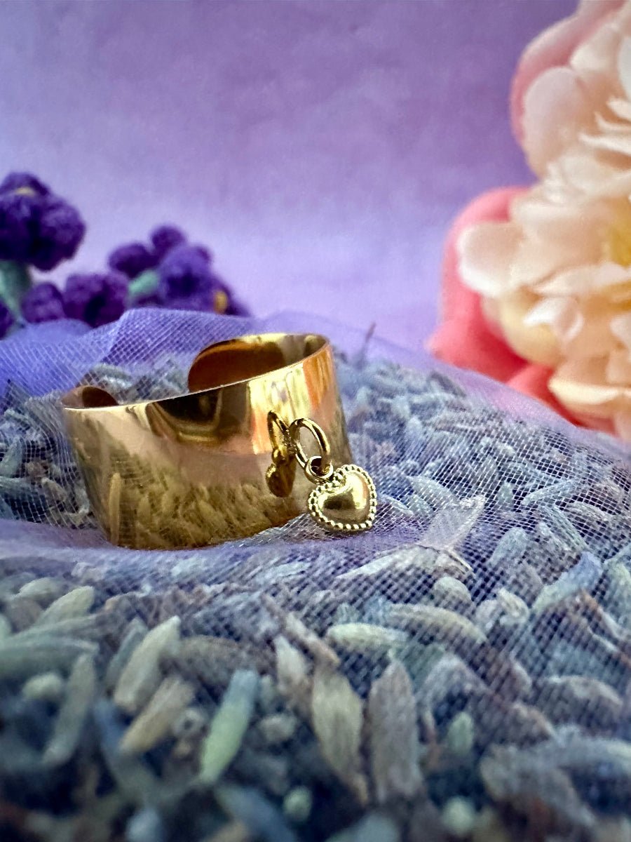 Bague médaillon LIORA - Camilmari Bijoux - Coeur