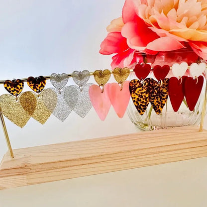 Boucles d’oreilles coeurs LOVEA - Camilmari Bijoux - Mix cœurs de votre choix