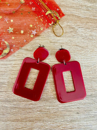 Boucles d’oreilles fantaisie MÉLINA – Boucles pendantes vintage faites main - Camilmari Bijoux - Bordeaux