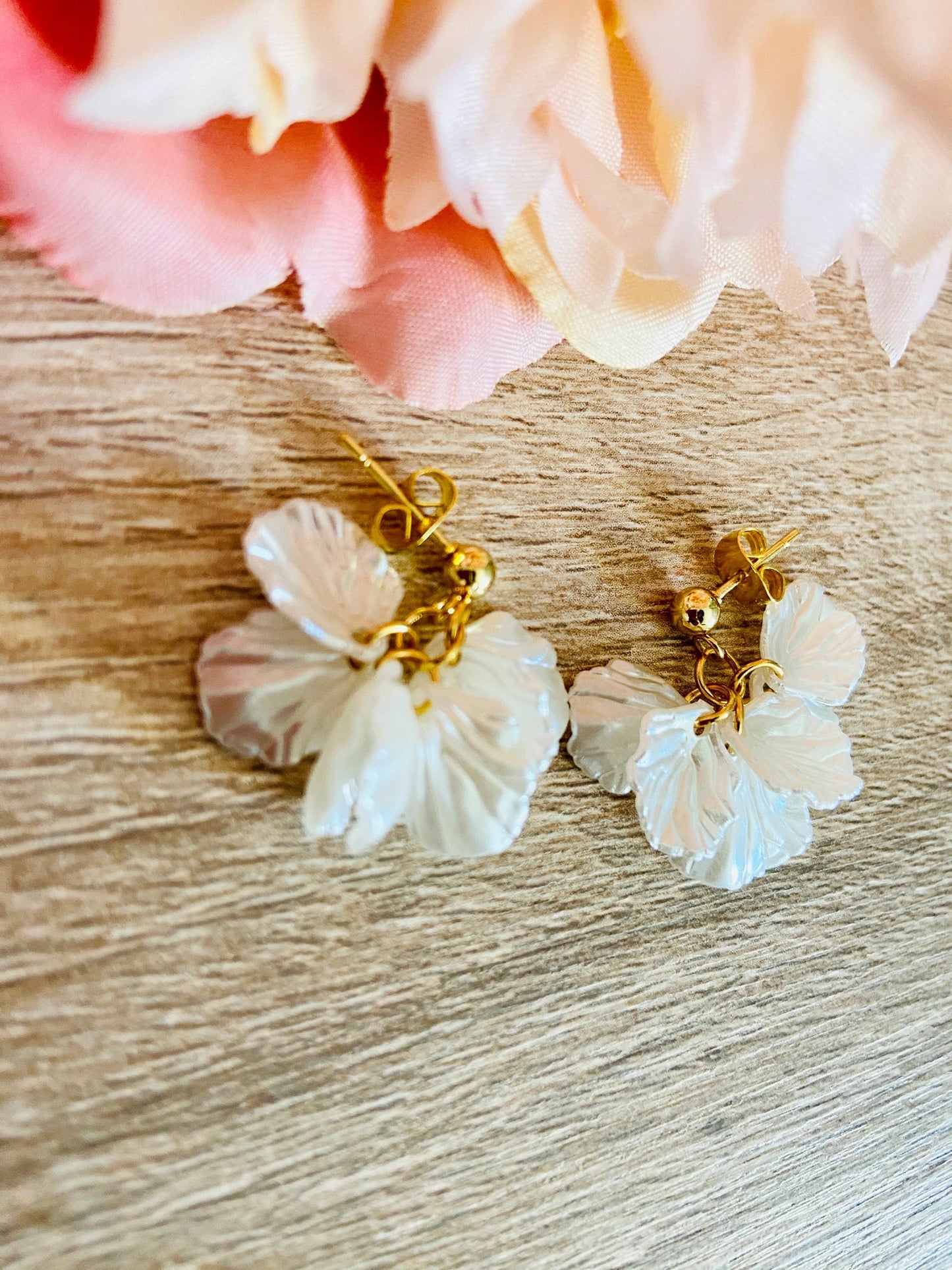 Boucles d'oreilles JADE - Camilmari Bijoux - Version tige pour oreilles percées