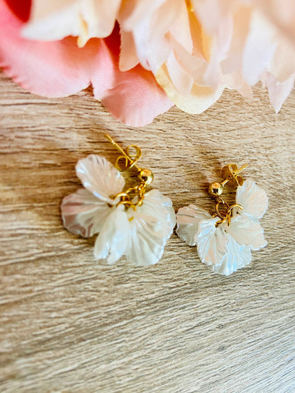 Boucles d'oreilles JADE - Camilmari Bijoux - Version tige pour oreilles percées