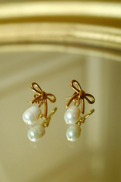 Boucles d’oreilles perles COLETTE – Délicates et intemporelles - Camilmari Bijoux - 