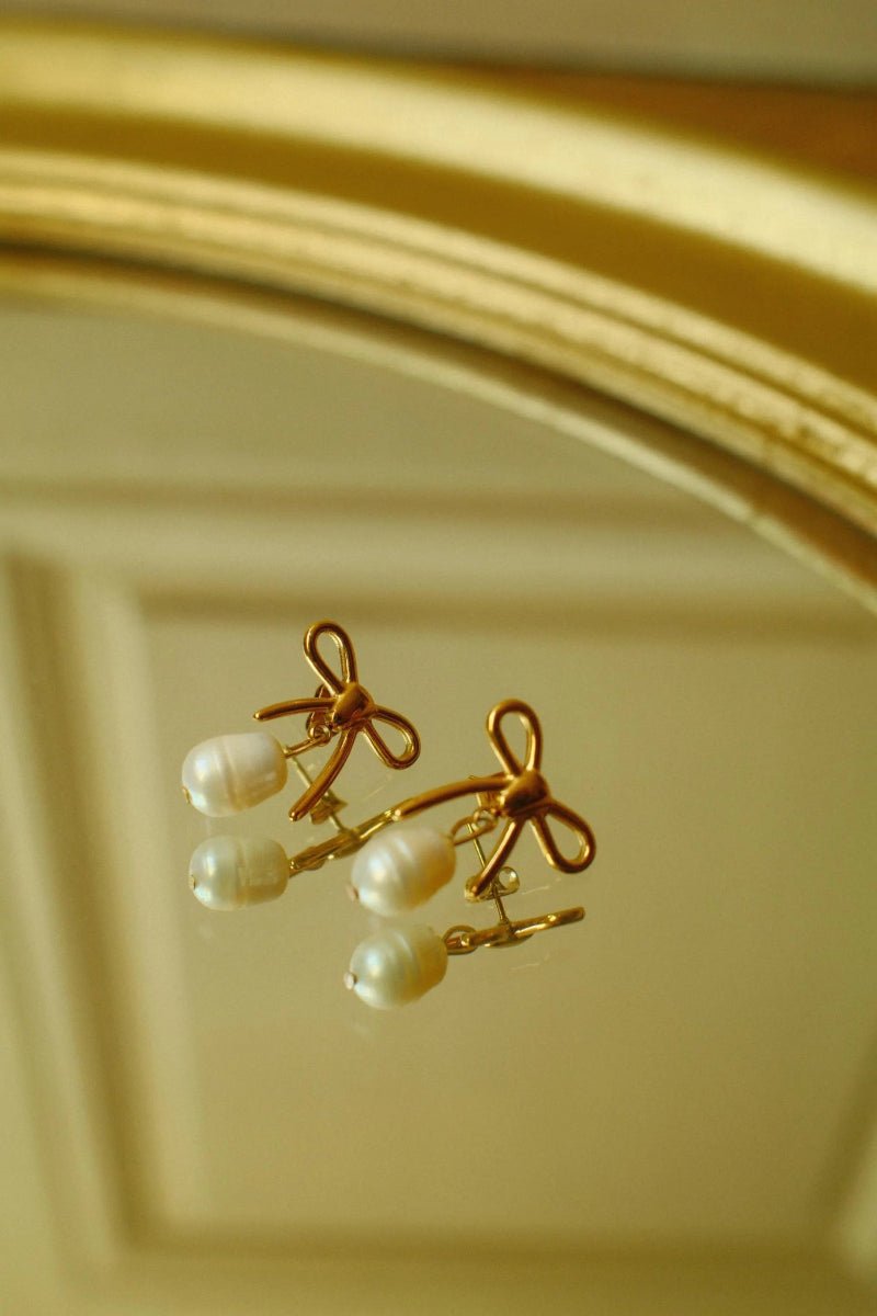 Boucles d’oreilles perles COLETTE – Délicates et intemporelles - Camilmari Bijoux - 