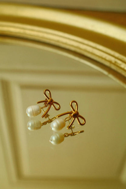 Boucles d’oreilles perles COLETTE – Délicates et intemporelles - Camilmari Bijoux - 