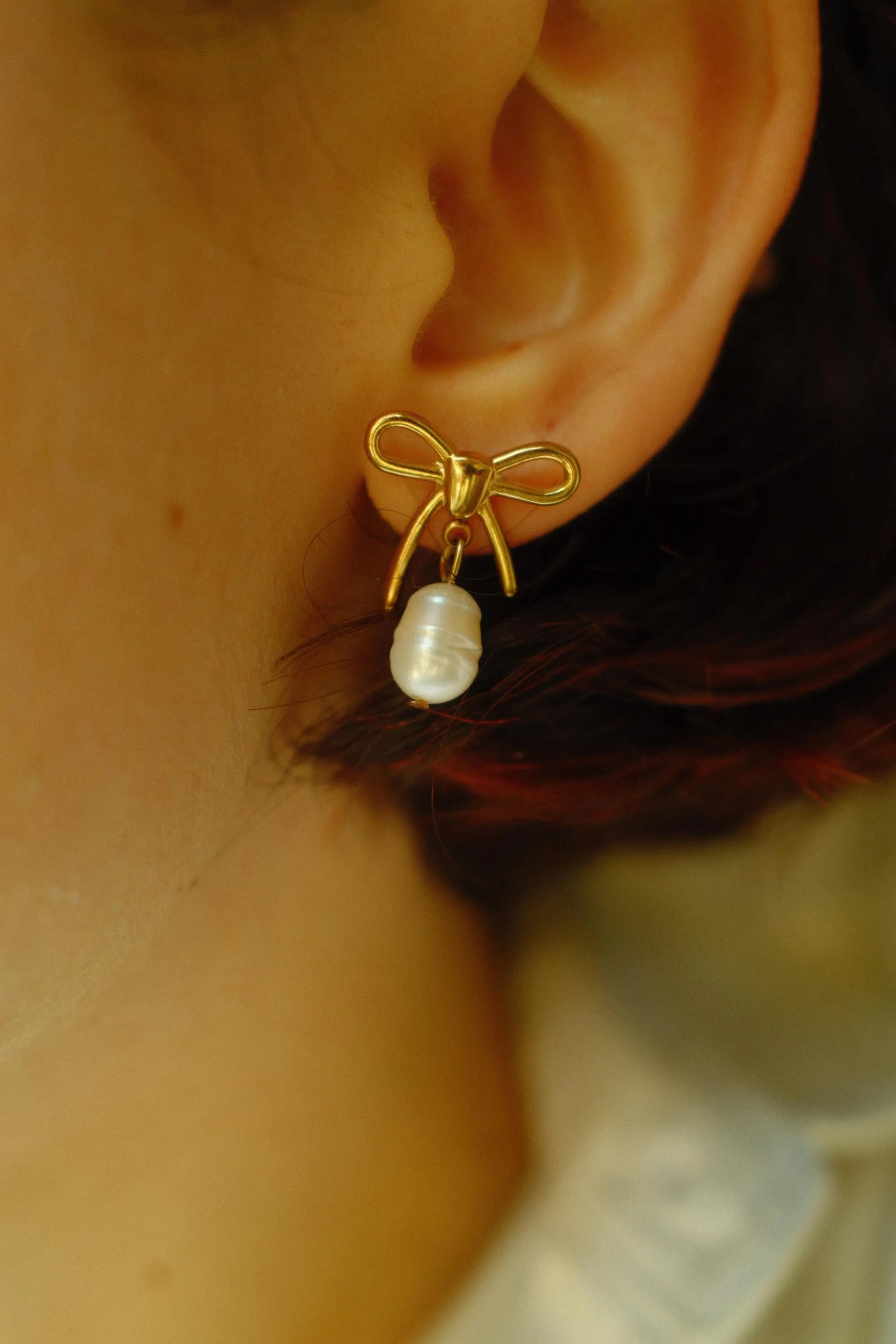 Boucles d’oreilles perles COLETTE – Délicates et intemporelles - Camilmari Bijoux - 