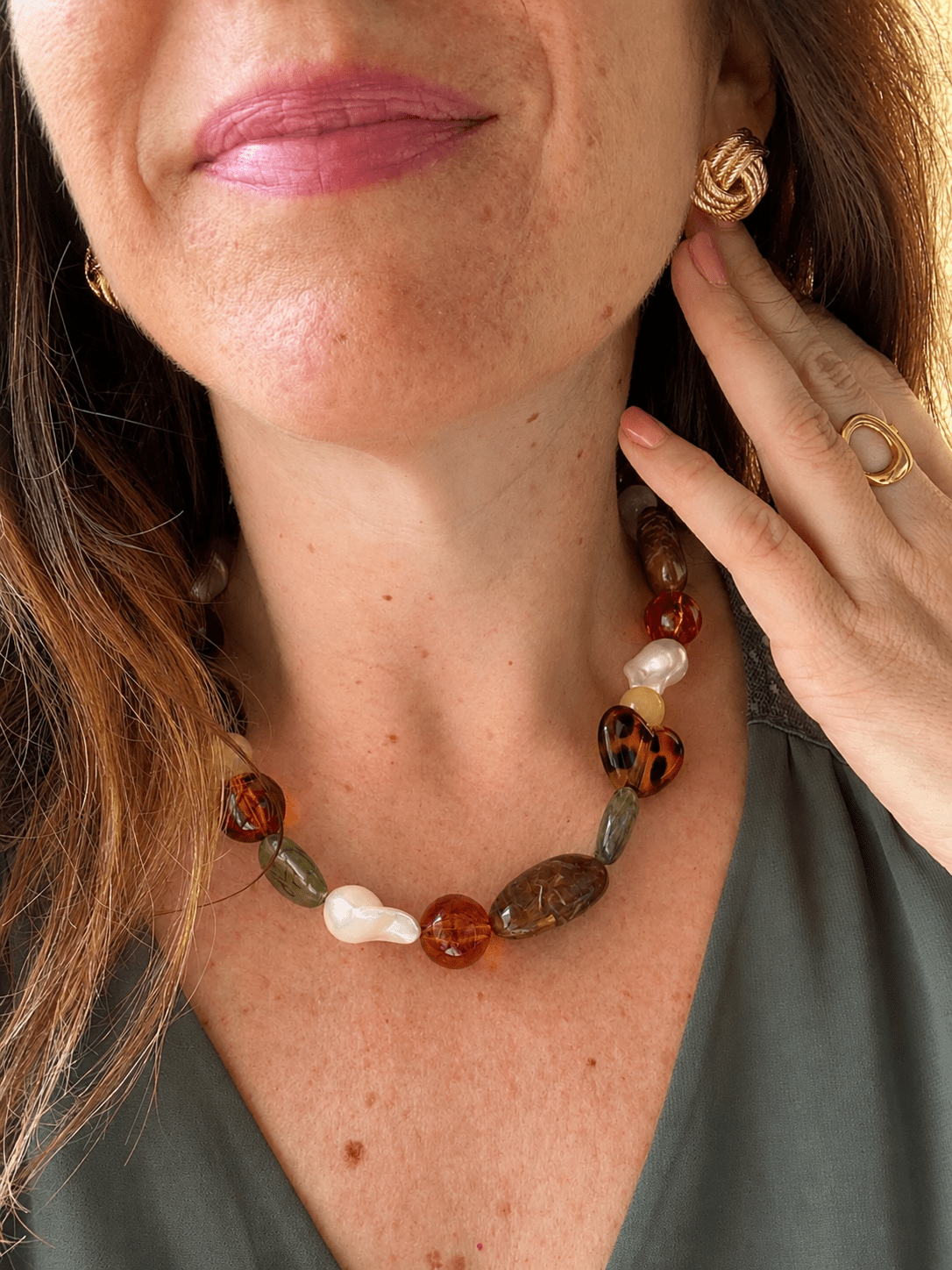 Boucles d'oreilles puces PAOLA - Camilmari Bijoux -