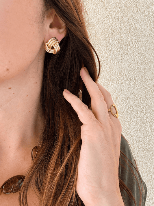 Boucles d'oreilles puces PAOLA - Camilmari Bijoux -