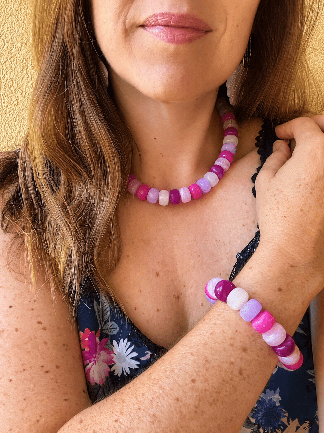 Bracelet coloré tendance BONNIE - Camilmari Bijoux - Guimauve