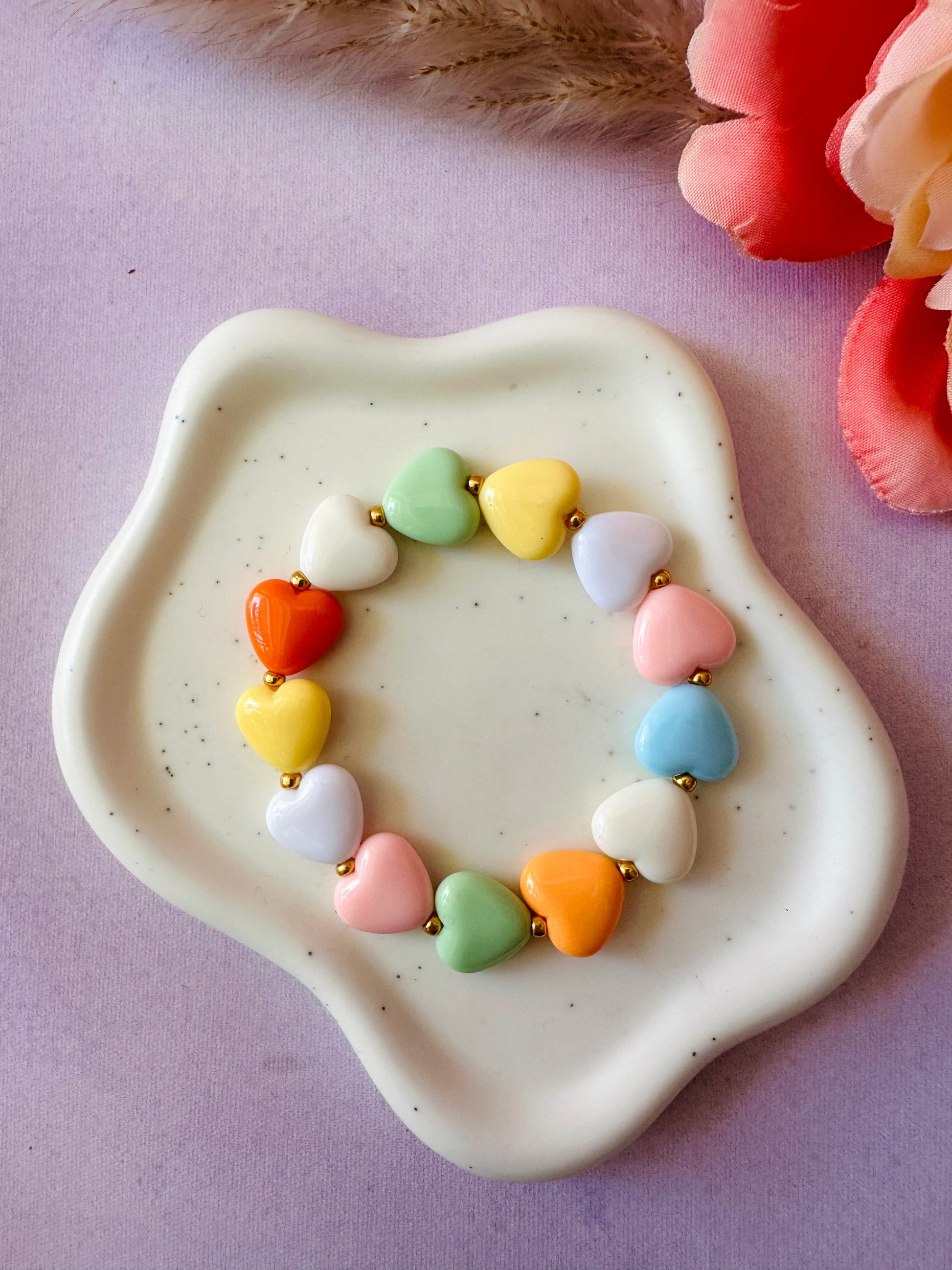 Bracelet fantaisie femme élastique MINA - Camilmari Bijoux - Multicolore