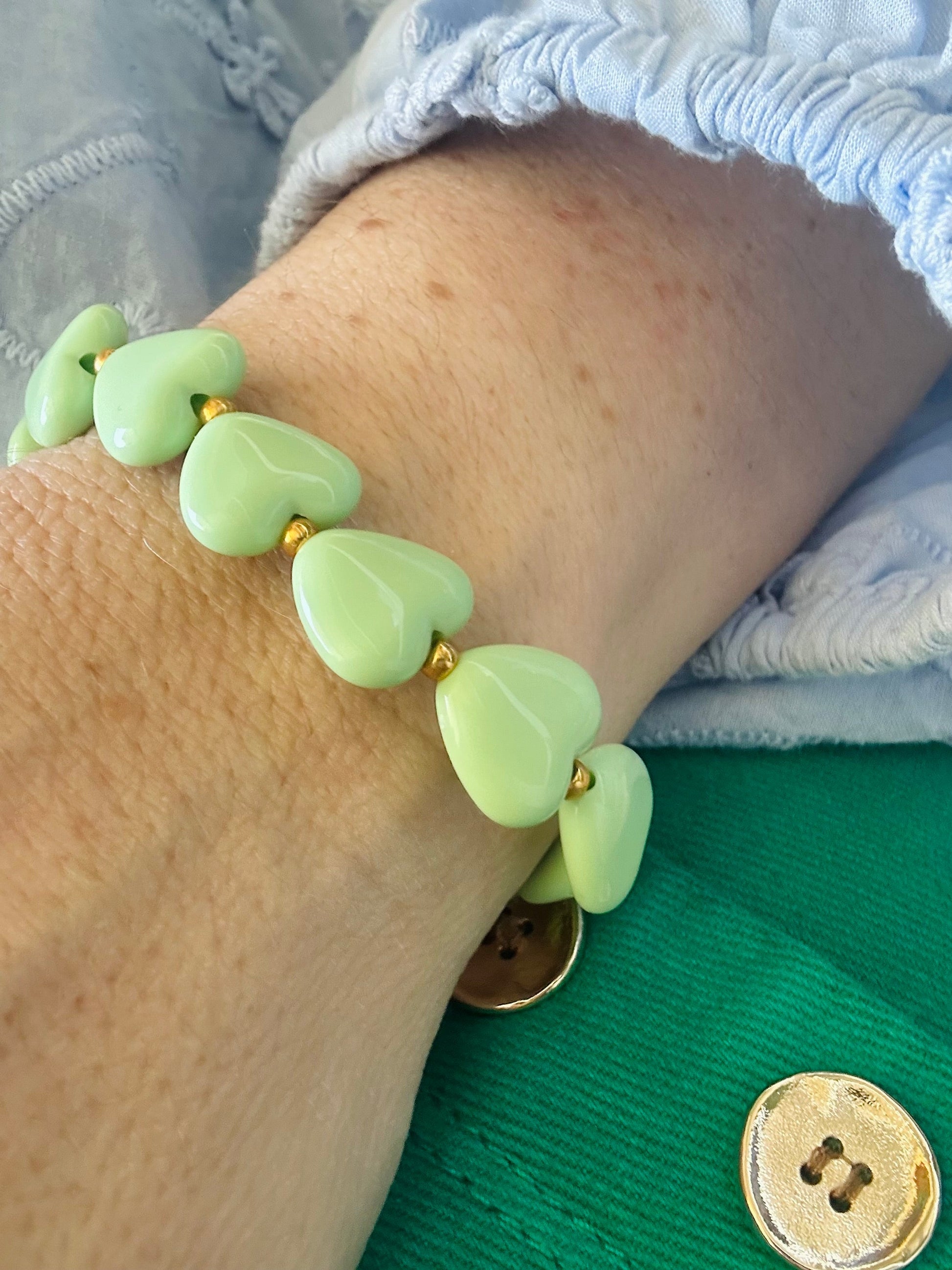 Bracelet fantaisie femme élastique MINA - Camilmari Bijoux - Multicolore