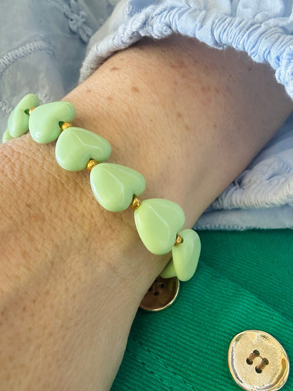 Bracelet fantaisie femme élastique MINA - Camilmari Bijoux - Multicolore