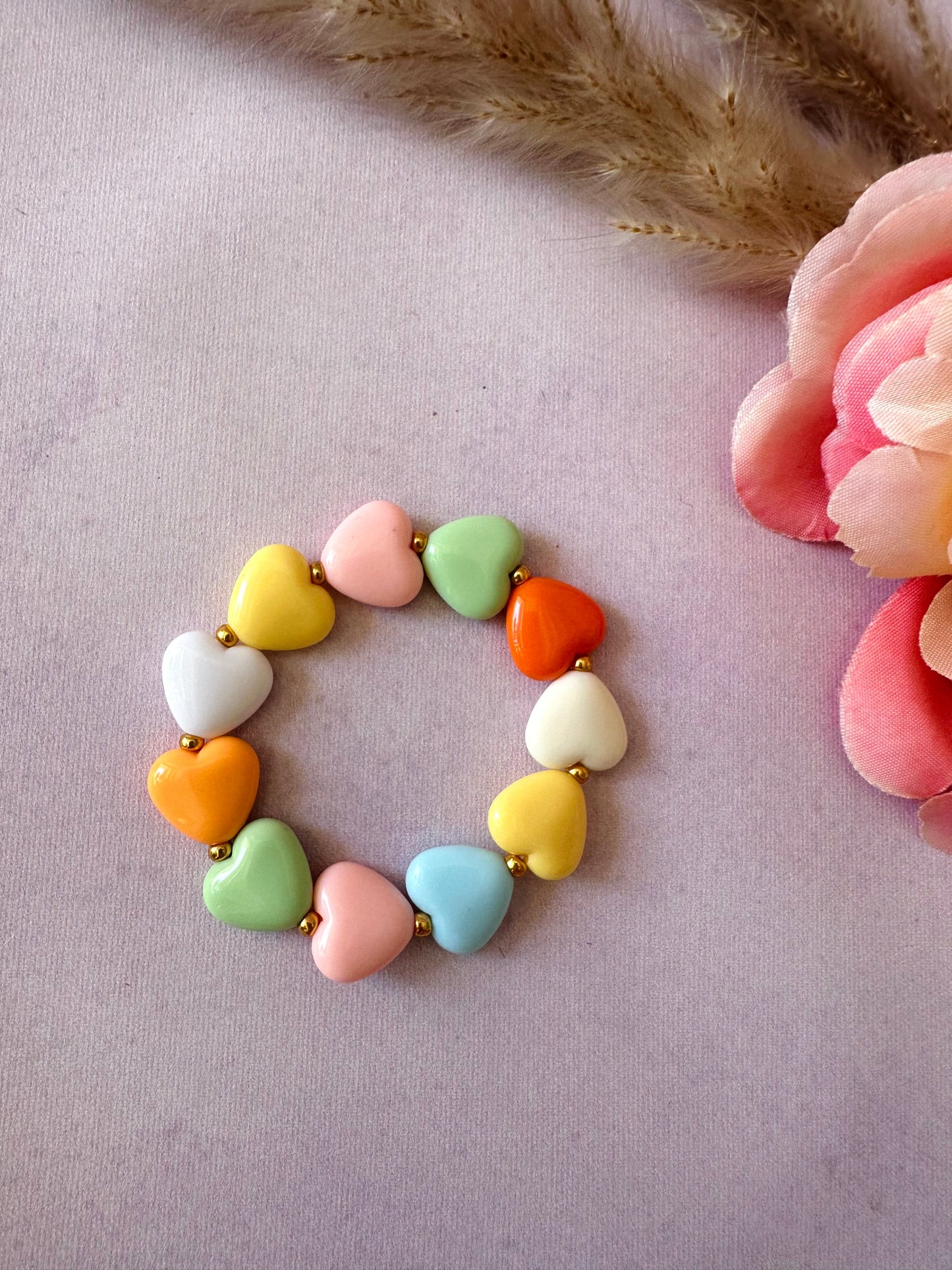 Bracelet fantaisie femme élastique MINA - Camilmari Bijoux - Multicolore