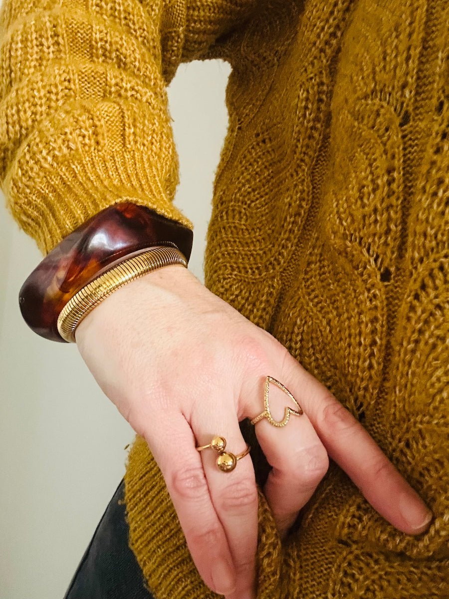 Bracelet jonc épais NINON - Camilmari Bijoux - 