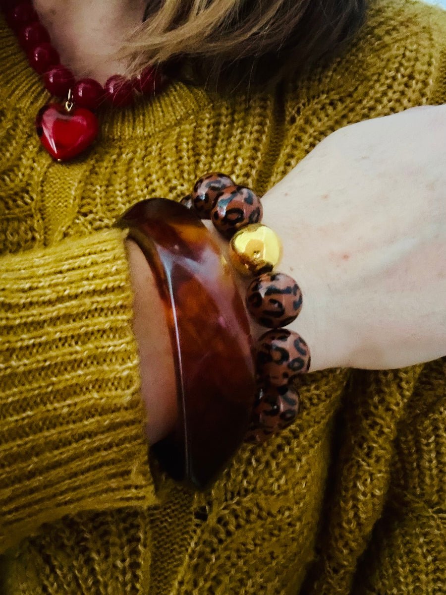 Bracelet jonc épais NINON - Camilmari Bijoux - 