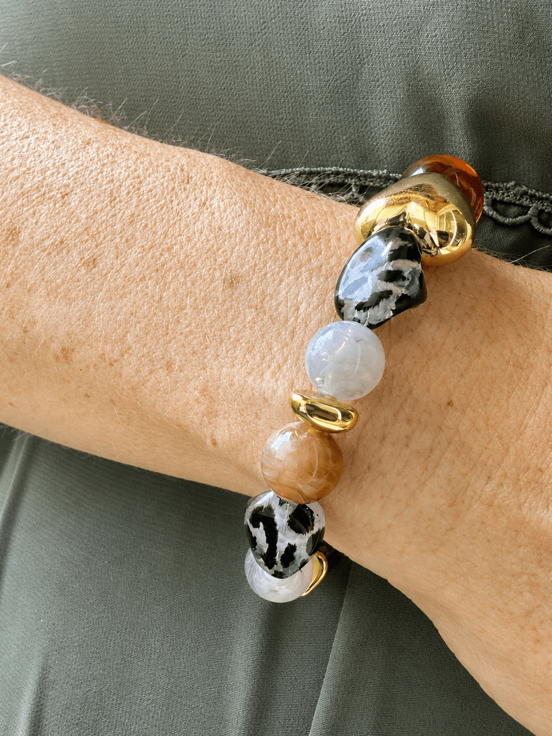 Bracelet léopard LISON - Camilmari Bijoux - 15 cm