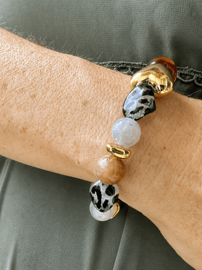 Bracelet léopard LISON - Camilmari Bijoux - 15 cm