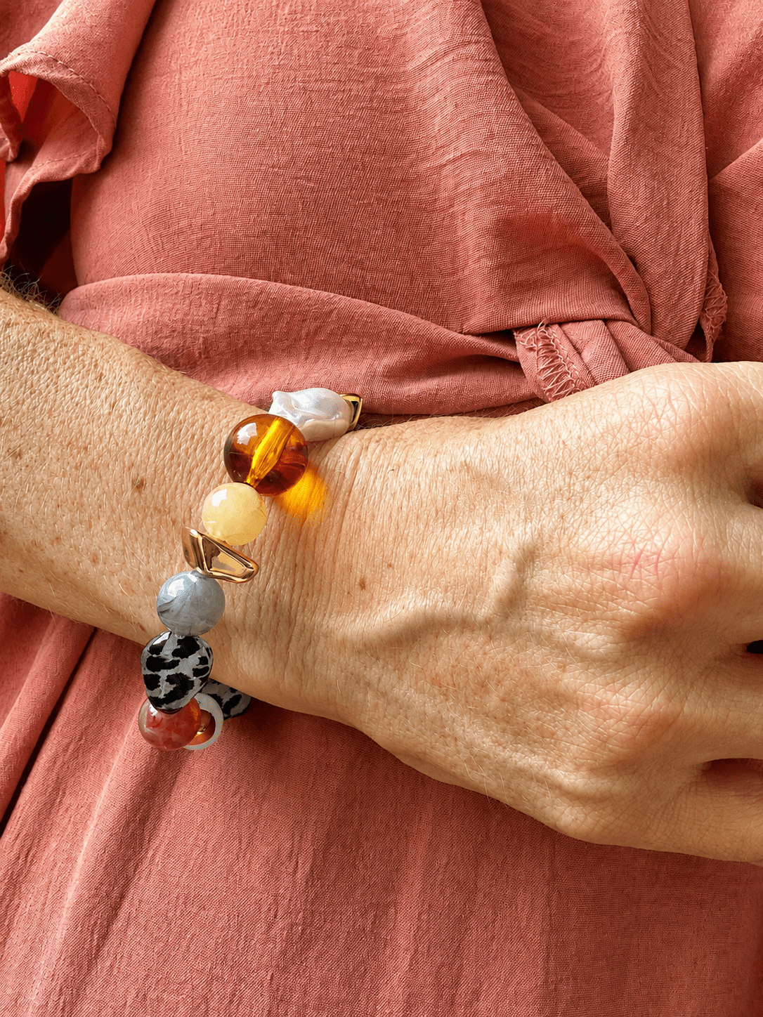 Bracelet léopard LISON - Camilmari Bijoux - 15 cm