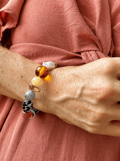 Bracelet léopard LISON - Camilmari Bijoux - 15 cm