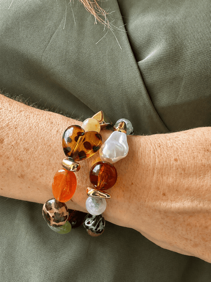 Bracelet léopard LISON - Camilmari Bijoux - 15 cm
