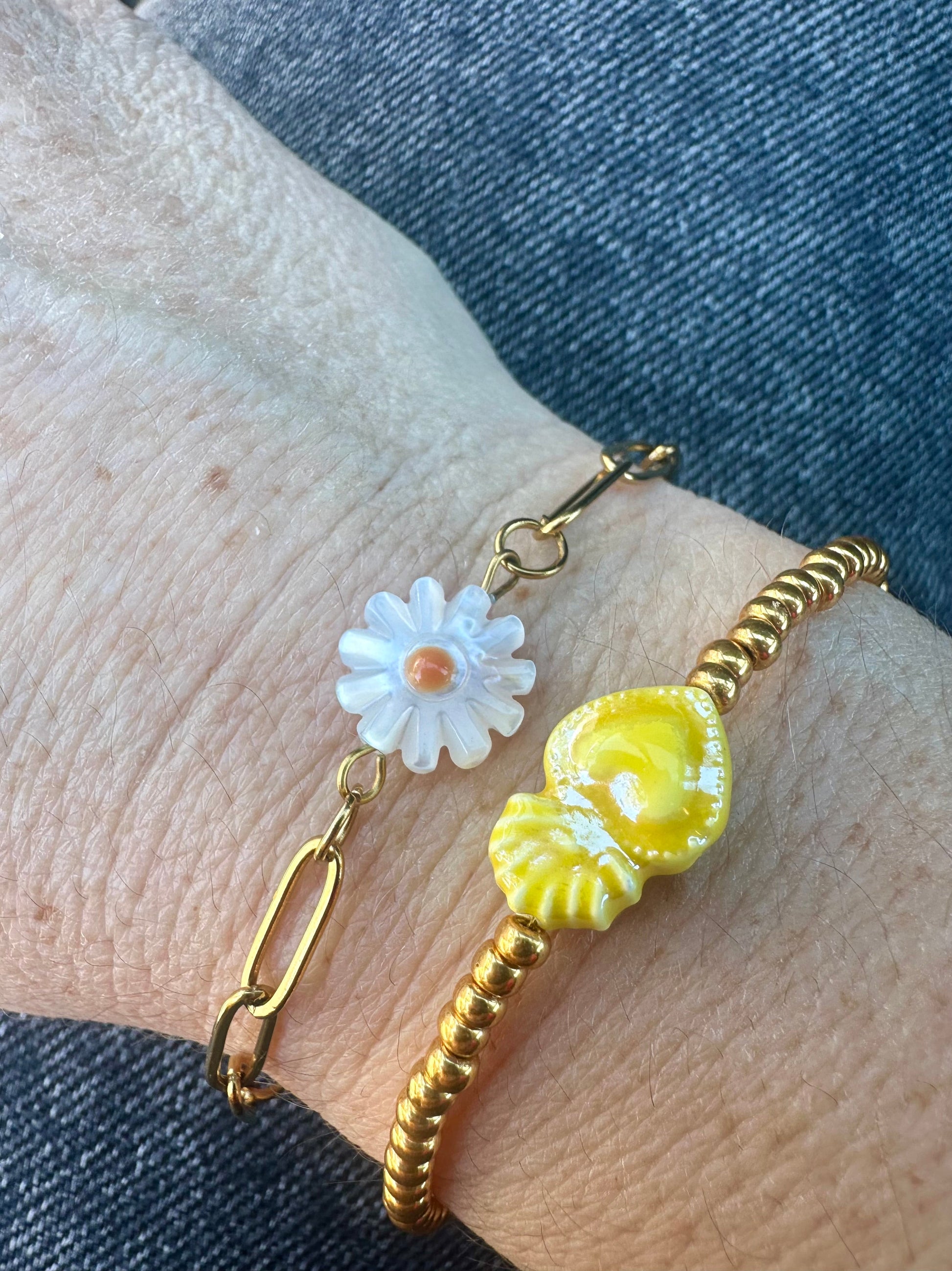Bracelet marguerite NAYA - Camilmari Bijoux - 
