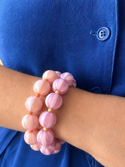 Bracelet perles fantaisie BERTILLE - Camilmari Bijoux - 16 cm