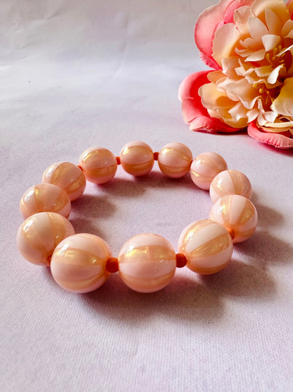 Bracelet perles fantaisie FLAMINGO - Camilmari Bijoux - 16 cm