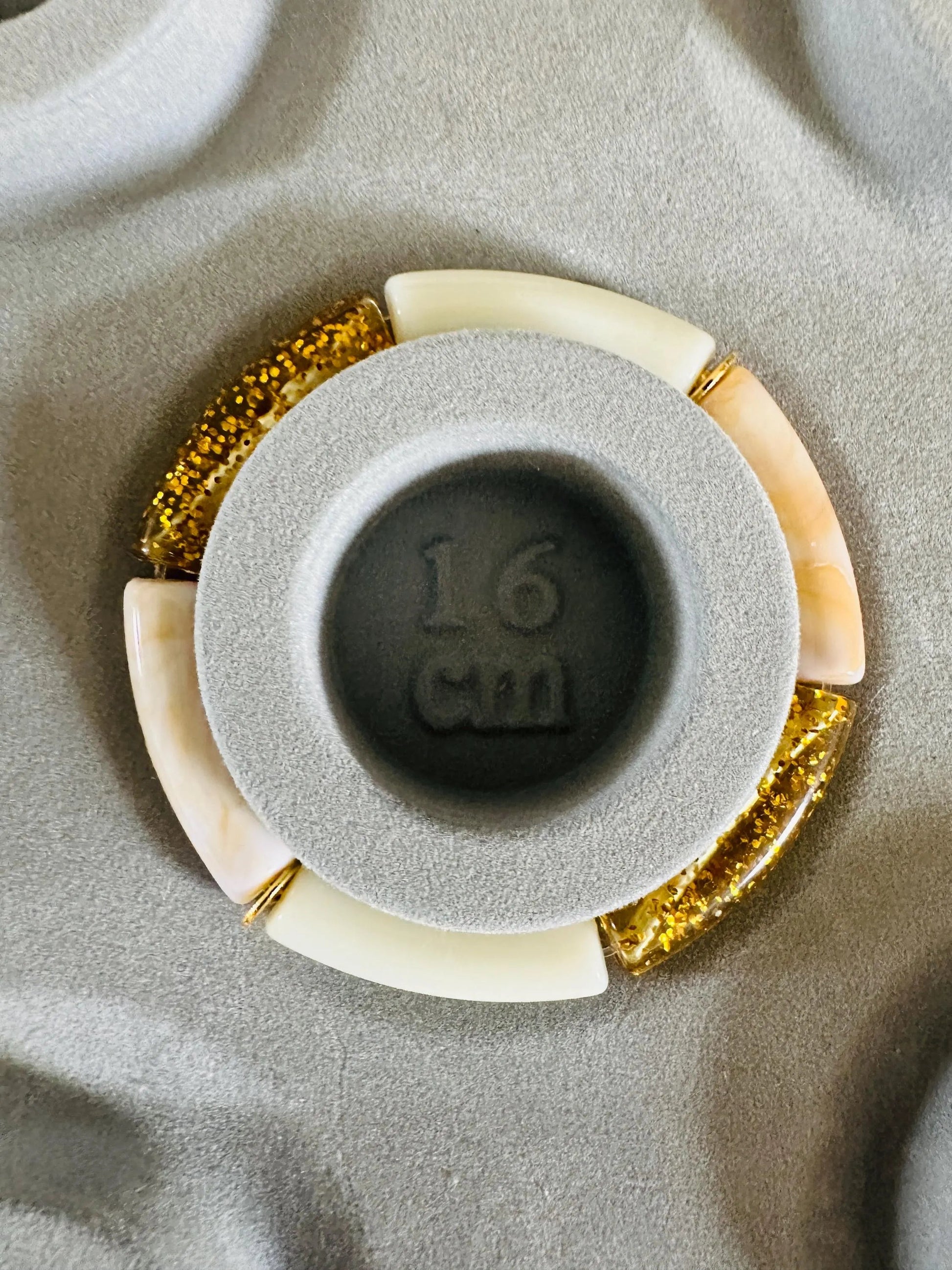 Bracelet VALENTINE en perles tubes acrylique, élastique fait main - Camilmari Bijoux - 4