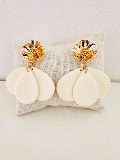  Boucles d’oreilles GLORIA MAXI - volumineuses, féminines et faites main-Boucles d'oreilles-Camilmari Bijoux-Camilmari Bijoux.