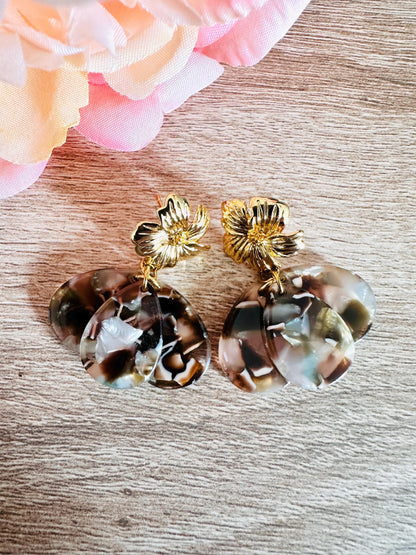  Boucles d’oreilles fantaisie et raffinées GLORIA – faites main-Boucles d'oreilles-Camilmari Bijoux-Camilmari Bijoux.