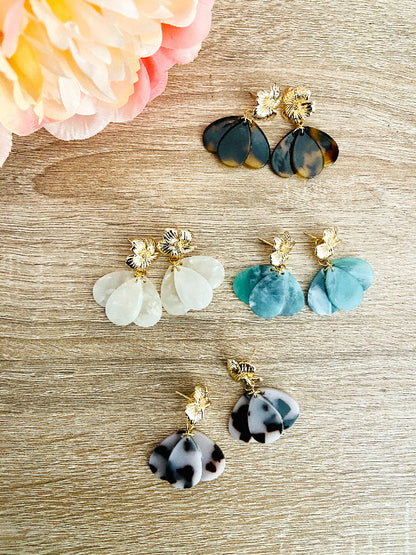  Boucles d’oreilles fantaisie et raffinées GLORIA – faites main-Boucles d'oreilles-Camilmari Bijoux-Camilmari Bijoux.