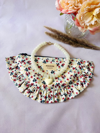 Coffret cadeau fête des mères CLAUDIE - Camilmari Bijoux - Fleuri sur fond blanc