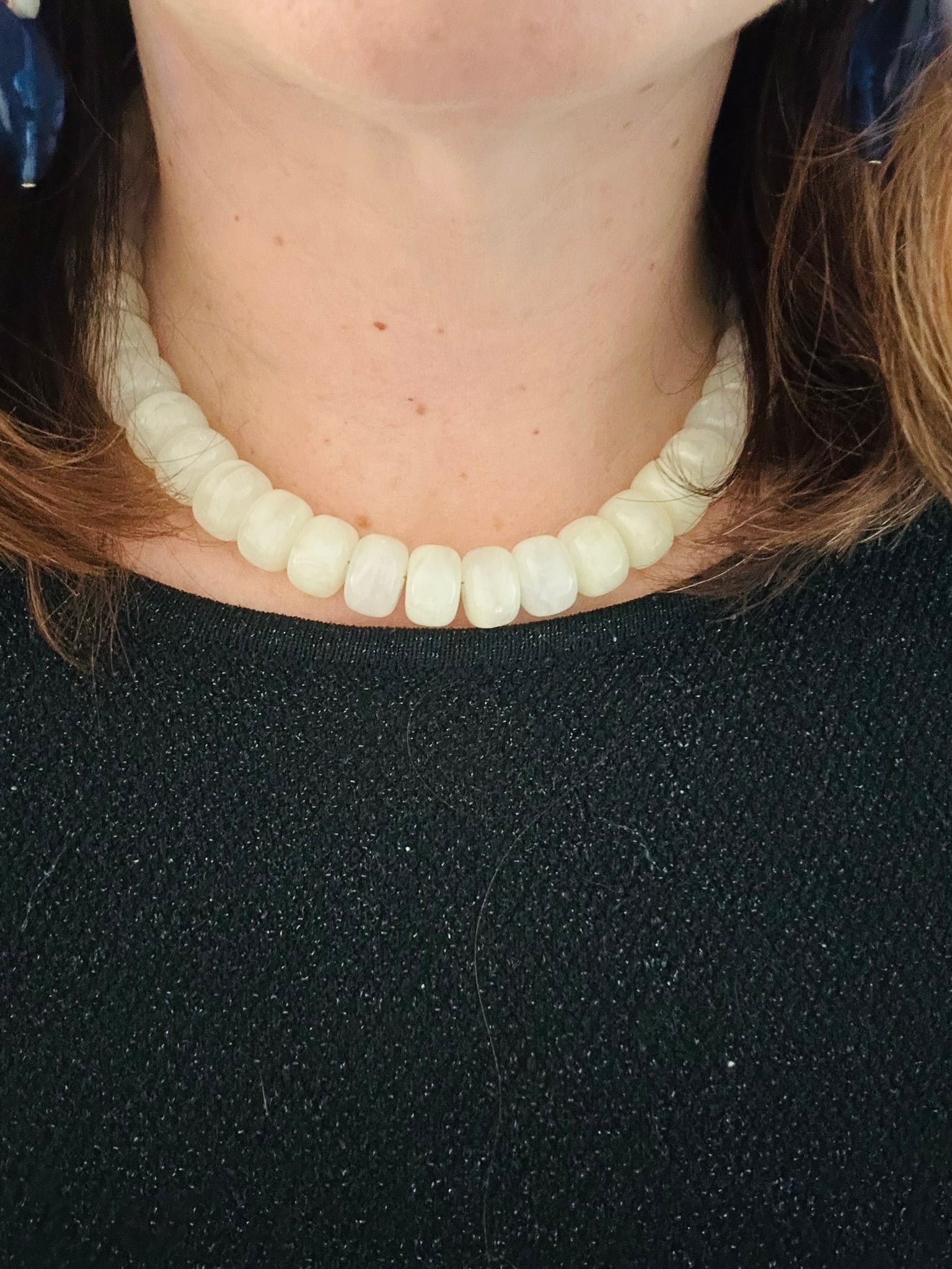 Collier CLAUDIA – Collier de perles coloré et moderne - Camilmari Bijoux - Corail marbré