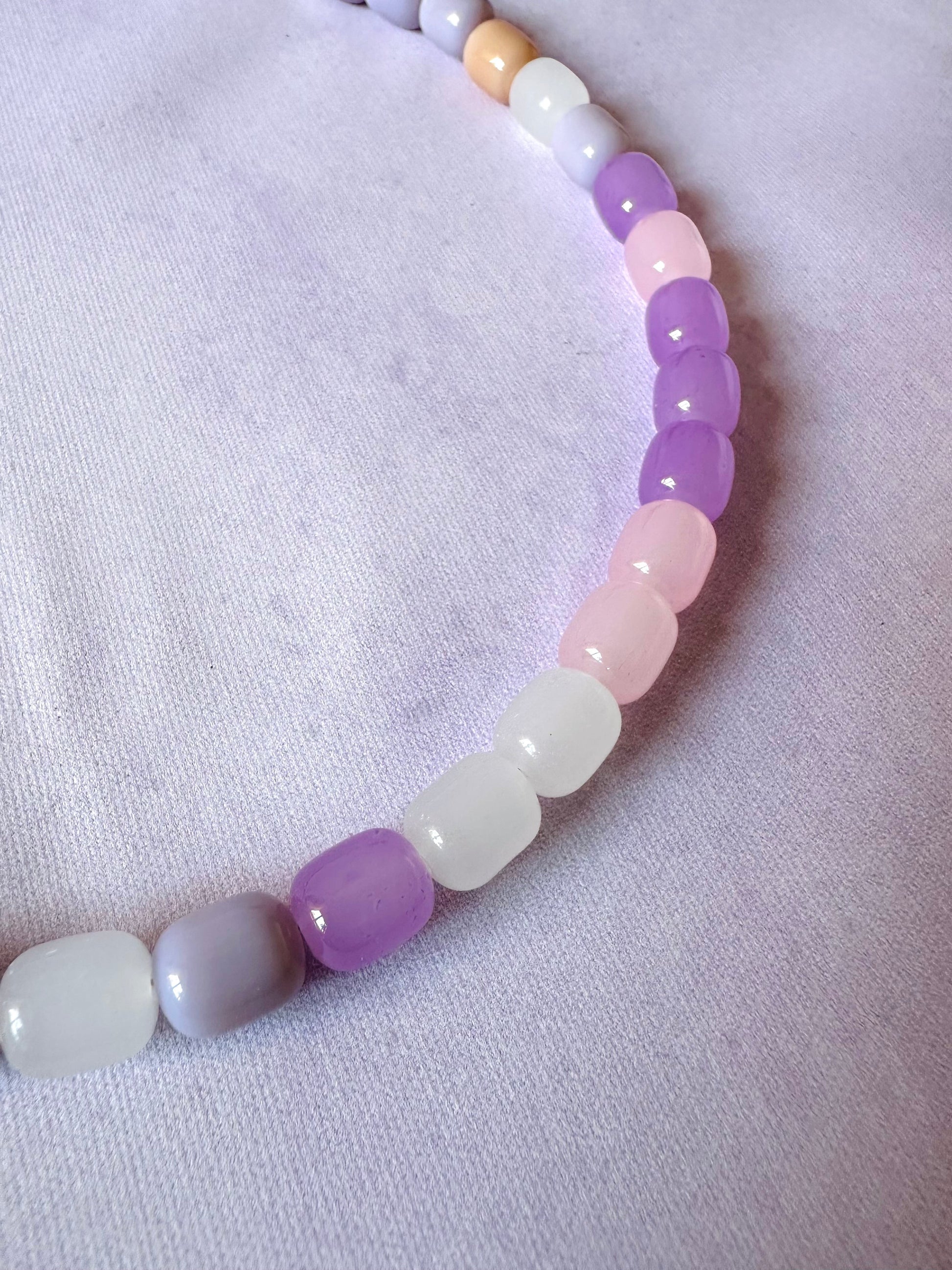 Collier de perles rose poudré SOPHIE - Camilmari Bijoux -