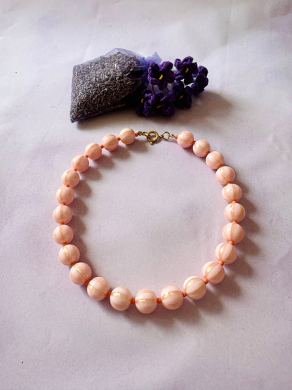 Collier en perles fantaisie FLAMINGO - Camilmari Bijoux - Fermoir bouée sans chaînette d'extension