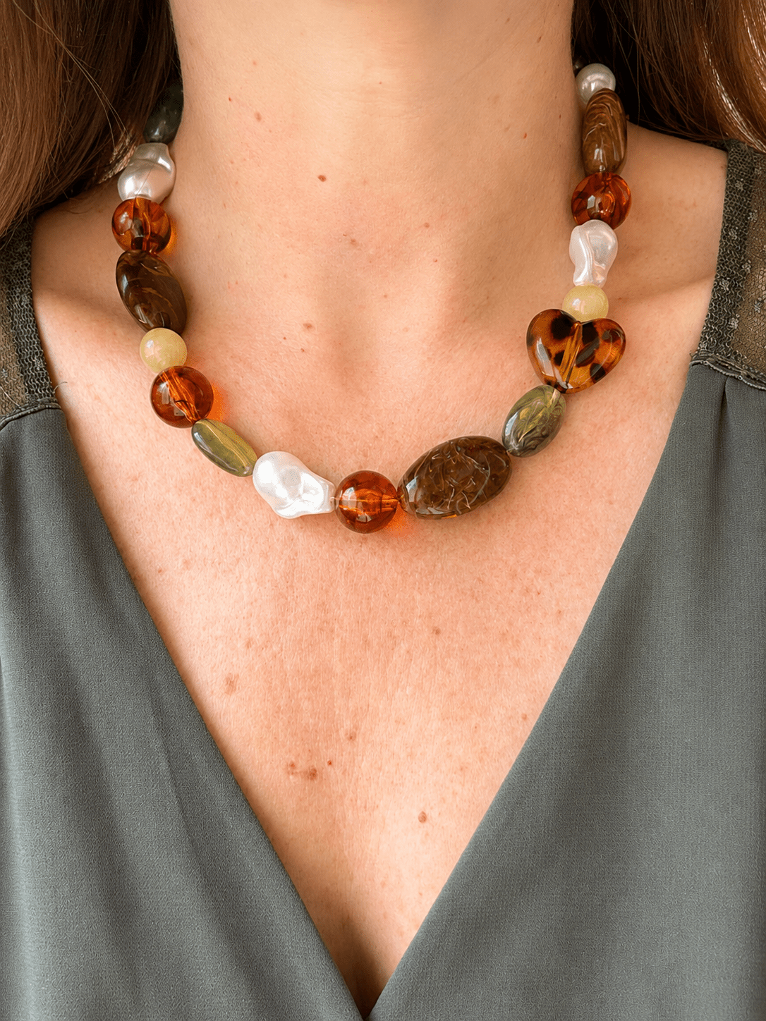Collier fantaisie femme ZÉLIE - Camilmari Bijoux -